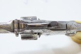 PERIOD ENGRAVED Antique SMITH & WESSON No 1 Third Issue 22 Rimfire Revolver 19th Century POCKET CARRY with IVORY GRIPS! - 7 of 17