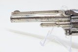 PERIOD ENGRAVED Antique SMITH & WESSON No 1 Third Issue 22 Rimfire Revolver 19th Century POCKET CARRY with IVORY GRIPS! - 5 of 17