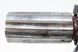 Engraved BRITISH Antique .32 Cal. BAR HAMMER Percussion PEPPERBOX Revolver 1840s 6-Shot Self Defense Revolver - 10 of 18