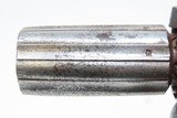 Engraved BRITISH Antique .32 Cal. BAR HAMMER Percussion PEPPERBOX Revolver 1840s 6-Shot Self Defense Revolver - 9 of 18