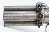 8-SHOT Engraved Antique PEPPERBOX Revolver .36 Caliber Percussion EUROPEAN 1840s 8-Shot Self Defense Revolver with EBONY GRIP! - 5 of 20
