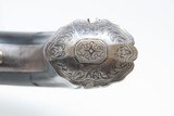 8-SHOT Engraved Antique PEPPERBOX Revolver .36 Caliber Percussion EUROPEAN 1840s 8-Shot Self Defense Revolver with EBONY GRIP! - 13 of 20