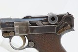 1918 Dated WORLD WAR I DMW Model 1914 9mm GERMAN LUGER Pistol WW1 P.08 Iconic WWI German Military Sidearm - 4 of 20