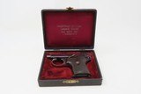 Baby WEBLEY & SCOTT.25 ACP Model 1907 SEMI-AUTOMATIC Pistol C&R British With AUSTRIAN DEALER CASE & GERMAN MANUAL! - 3 of 23