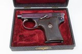 Baby WEBLEY & SCOTT.25 ACP Model 1907 SEMI-AUTOMATIC Pistol C&R British With AUSTRIAN DEALER CASE & GERMAN MANUAL! - 5 of 23