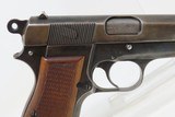 WORLD WAR 2 NAZI German FABRIQUE NATIONALE Model 1935 Browning Hi Power C&R Made in Occupied Belgium Circa 1944 - 18 of 19