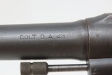WORLD WAR I Era US Army COLT Model 1917 .45 ACP Double Action Revolver C&R WWI-era Revolver Beside the M1911 - 6 of 21
