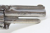 RARE SHORT BARRELED Antique SMITH & WESSON 1 1/2 2nd Issue Engraved REVOLVERScarce IVORY GRIPPED Spur Trigger That is 1 of Less Than 1000! - 19 of 19