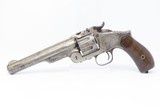 Antique SMITH & WESSON Model No. 3 RUSSIAN .44 Cal. Single Action REVOLVER GUNFIGHTER Chambered in .44 S&W Russian! - 1 of 18