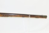 SHORT, NATIVE AMERICAN-esque LONG RIFLE with BRASS TACKS & PATCH BOX Native American Trade Gun! - 5 of 16