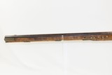 SHORT, NATIVE AMERICAN-esque LONG RIFLE with BRASS TACKS & PATCH BOX Native American Trade Gun! - 14 of 16