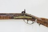 SHORT, NATIVE AMERICAN-esque LONG RIFLE with BRASS TACKS & PATCH BOX Native American Trade Gun! - 13 of 16