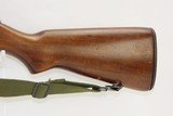 1956 SPRINGFIELD U.S. M1 GARAND .30-06 Caliber Infantry Rifle with CANVAS SLING "The greatest battle implement ever devised"- George Patton - 3 of 20