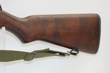 1955 SPRINGFIELD U.S. M1 GARAND .30-06 Caliber Infantry Rifle with CANVAS SLING "The greatest battle implement ever devised"- George Patton - 16 of 20