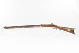 Antique I.H. ROBINSON Half-Stock .45 Caliber Percussion American LONG RIFLE Kentucky Style Frontier Long Rifle! - 12 of 17