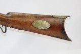 Antique I.H. ROBINSON Half-Stock .45 Caliber Percussion American LONG RIFLE Kentucky Style Frontier Long Rifle! - 13 of 17