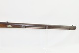 Antique I.H. ROBINSON Half-Stock .45 Caliber Percussion American LONG RIFLE Kentucky Style Frontier Long Rifle! - 5 of 17