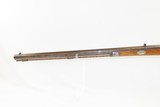 Antique I.H. ROBINSON Half-Stock .45 Caliber Percussion American LONG RIFLE Kentucky Style Frontier Long Rifle! - 15 of 17