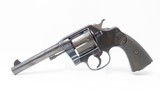 COLT “NEW SERVICE” Model 1909 .45 Colt Double Action C&R SIX-SHOT Revolver Post WWI-era Large Frame Revolver - 2 of 21