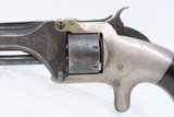 Antique SMITH & WESSON No. 1 FIRST ISSUE 3rd Type Spur TRIGGER Revolver CIVIL WAR Era POCKET CARRY for the Armed Citizen - 4 of 14
