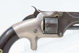 Antique SMITH & WESSON No. 1 FIRST ISSUE 3rd Type Spur TRIGGER Revolver CIVIL WAR Era POCKET CARRY for the Armed Citizen - 13 of 14
