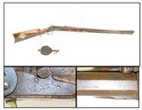 IOWA .40 Caliber Antique PARKER LONG RIFLE Frontier Kentucky Pennsylvania Kentucky Style HUNTING/HOMESTEAD Long Rifle! - 1 of 20