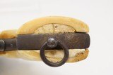 GASSER Marked AUSTRIAN Antique BONE GRIP Percussion REVOLVER Mid-19th Austrian Sidearm - 11 of 17