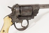 GASSER Marked AUSTRIAN Antique BONE GRIP Percussion REVOLVER Mid-19th Austrian Sidearm - 16 of 17