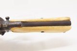 GASSER Marked AUSTRIAN Antique BONE GRIP Percussion REVOLVER Mid-19th Austrian Sidearm - 7 of 17