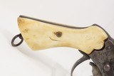 GASSER Marked AUSTRIAN Antique BONE GRIP Percussion REVOLVER Mid-19th Austrian Sidearm - 15 of 17