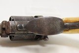 GASSER Marked AUSTRIAN Antique BONE GRIP Percussion REVOLVER Mid-19th Austrian Sidearm - 12 of 17