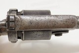 GASSER Marked AUSTRIAN Antique BONE GRIP Percussion REVOLVER Mid-19th Austrian Sidearm - 8 of 17