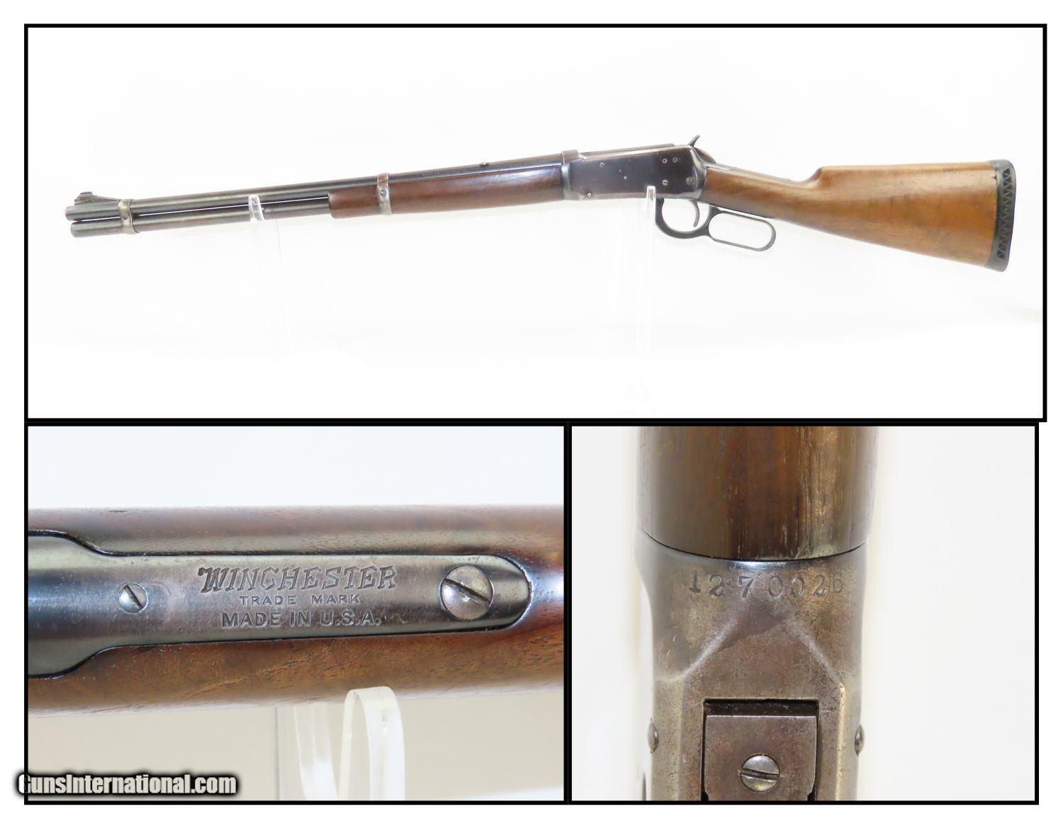 1944 WINCHESTER Model 1894 .30-30 WCF Lever Action CARBINE