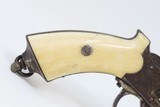 ENGLISH ENGRAVED, IVORY GRIP Antique 11mm PINFIRE “BULLDOG” REVOLVER Mid-19th European Sidearm with ENGLISH SCROLL ENGRAVING! - 17 of 19