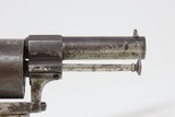 ENGLISH ENGRAVED, IVORY GRIP Antique 11mm PINFIRE “BULLDOG” REVOLVER Mid-19th European Sidearm with ENGLISH SCROLL ENGRAVING! - 19 of 19