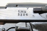 WORLD WAR II Nazi German “SPREEWERKE” cyq Code P.38 Semi-Auto C&R Pistol RUSSIAN CAPTURE “X” and HOLSTER! - 12 of 21