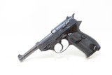 WORLD WAR II Nazi German “SPREEWERKE” cyq Code P.38 Semi-Auto C&R Pistol RUSSIAN CAPTURE “X” and HOLSTER! - 3 of 21