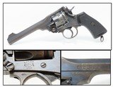 1916 Dated WORLD WAR I Era British WEBLEY & SCOTT Mark VI .455 C&R Revolver British MILITARY Service Revolver through BOTH WORLD WARS! - 1 of 24