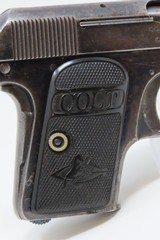 Early Production COLT Model 1908 VEST POCKET .25 ACP Pistol w/ FACTORY BOX Colt’s Smallest Semi-Auto, Made in 1909 - 18 of 19