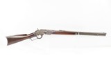Antique WINCHESTER Model 1873 Lever Action .44 Caliber WCF Repeating RIFLE EARLY SECOND MODEL Made in 1879 and Chambered In .44-40! - 15 of 20