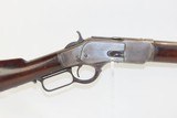 Antique WINCHESTER Model 1873 Lever Action .44 Caliber WCF Repeating RIFLE EARLY SECOND MODEL Made in 1879 and Chambered In .44-40! - 17 of 20