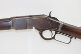 SCARCE 1892 Antique .22 LONG WINCHESTER Model 1873 Lever Action RIFLE LESS THAN 20K MADE and First US .22 REPEATING RIFLE! - 4 of 22