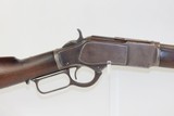 SCARCE 1892 Antique .22 LONG WINCHESTER Model 1873 Lever Action RIFLE LESS THAN 20K MADE and First US .22 REPEATING RIFLE! - 19 of 22