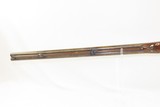 Antique ENGRAVED European PERCUSSION Side by Side DOUBLE BARREL Shotgun CARVED PERCUSSION CONVERSION Double Barrel Fowling Gun - 10 of 20