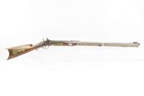 Antique RECTOR-ROBSON Half-Stock BACK ACTION Percussion LONG RIFLE Kentucky Style Long Rifle Made Circa the 1840s - 2 of 20