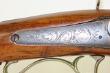 Antique RECTOR-ROBSON Half-Stock BACK ACTION Percussion LONG RIFLE Kentucky Style Long Rifle Made Circa the 1840s - 6 of 20