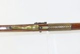 Antique RECTOR-ROBSON Half-Stock BACK ACTION Percussion LONG RIFLE Kentucky Style Long Rifle Made Circa the 1840s - 9 of 20
