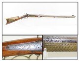 Antique RECTOR-ROBSON Half-Stock BACK ACTION Percussion LONG RIFLE Kentucky Style Long Rifle Made Circa the 1840s - 1 of 20