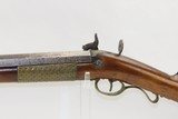 Antique RECTOR-ROBSON Half-Stock BACK ACTION Percussion LONG RIFLE Kentucky Style Long Rifle Made Circa the 1840s - 17 of 20