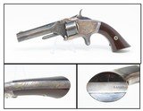 “DENMARK” Inscribed Engraved Antique CIVIL WAR SMITH & WESSON No 1 REVOLVER ENGRAVED and INSCRIBED .22 Pocket Revolver - 1 of 24